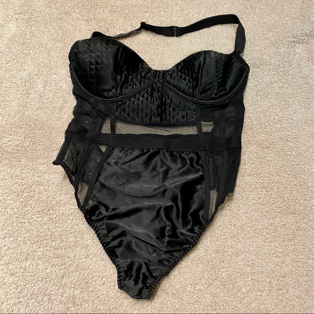 Victorias Secret Halter Corset Bodysuit